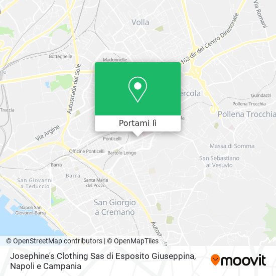 Mappa Josephine's Clothing Sas di Esposito Giuseppina