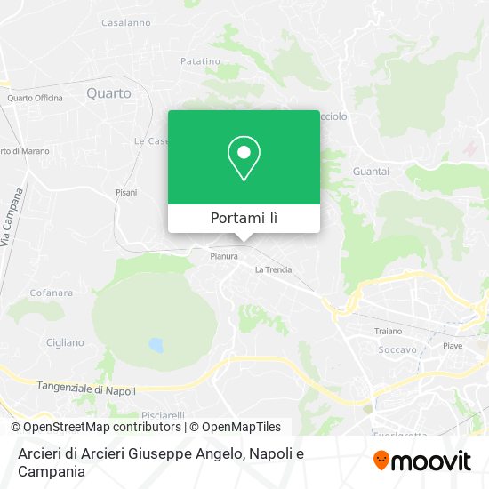 Mappa Arcieri di Arcieri Giuseppe Angelo