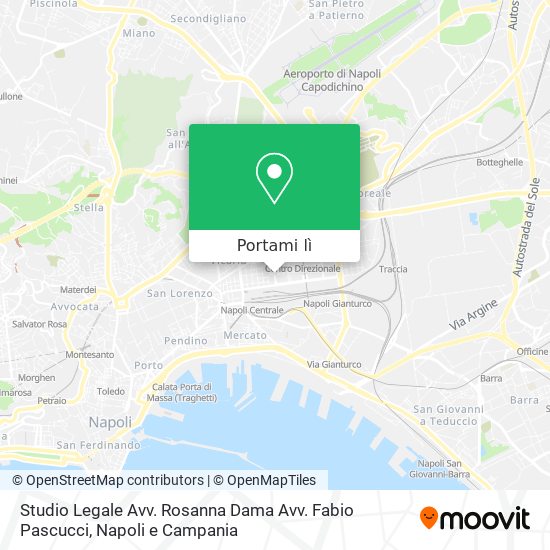 Mappa Studio Legale Avv. Rosanna Dama Avv. Fabio Pascucci