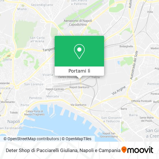Mappa Deter Shop di Pacciarelli Giuliana