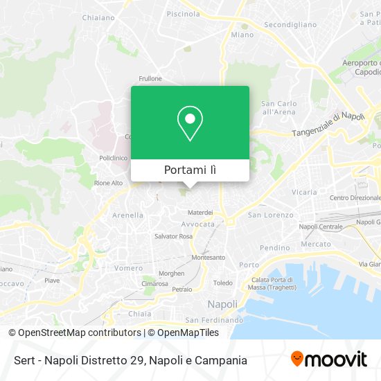 Mappa Sert - Napoli Distretto 29