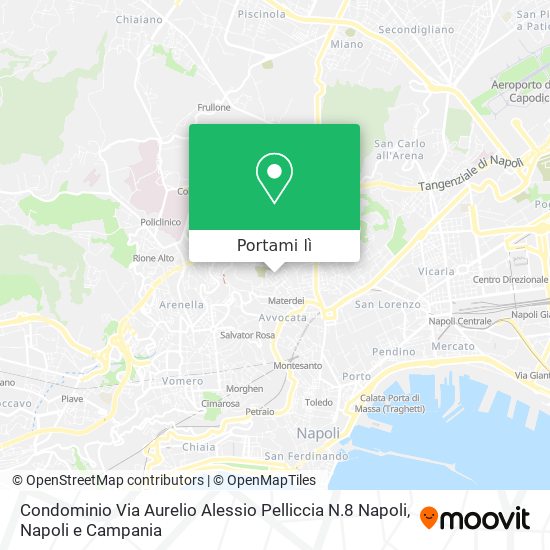 Mappa Condominio Via Aurelio Alessio Pelliccia N.8 Napoli