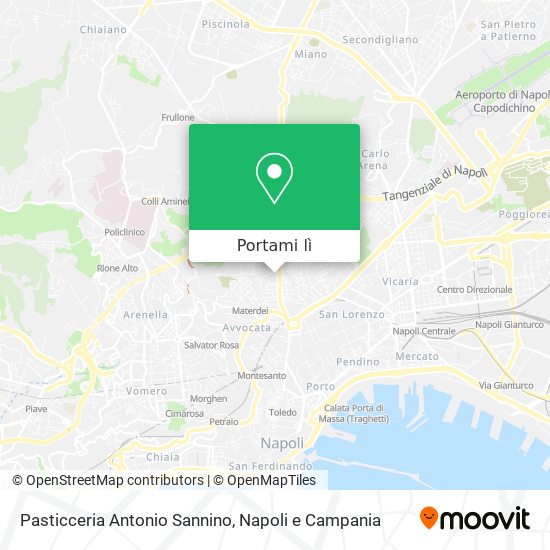 Mappa Pasticceria Antonio Sannino