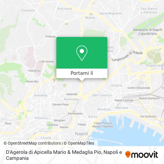 Mappa D'Agerola di Apicella Mario & Medaglia Pio