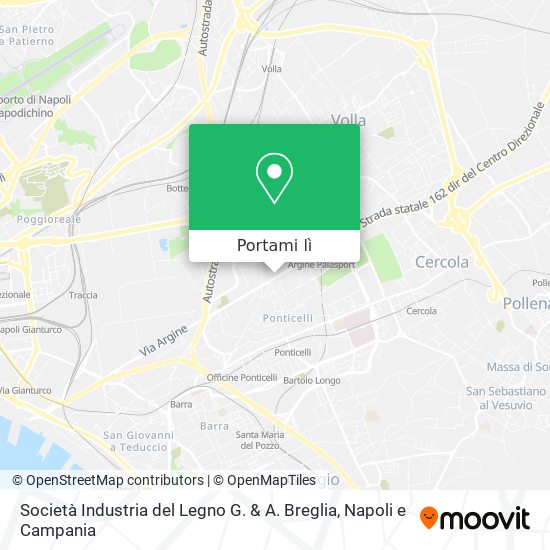 Mappa Società Industria del Legno G. & A. Breglia