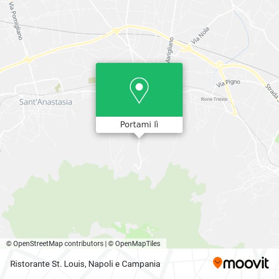 Mappa Ristorante St. Louis
