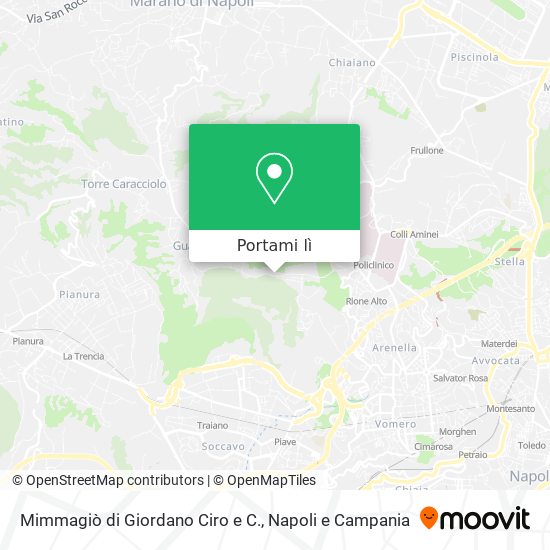 Mappa Mimmagiò di Giordano Ciro e C.