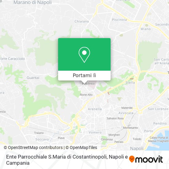 Mappa Ente Parrocchiale S.Maria di Costantinopoli