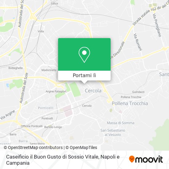 Mappa Caseificio il Buon Gusto di Sossio Vitale