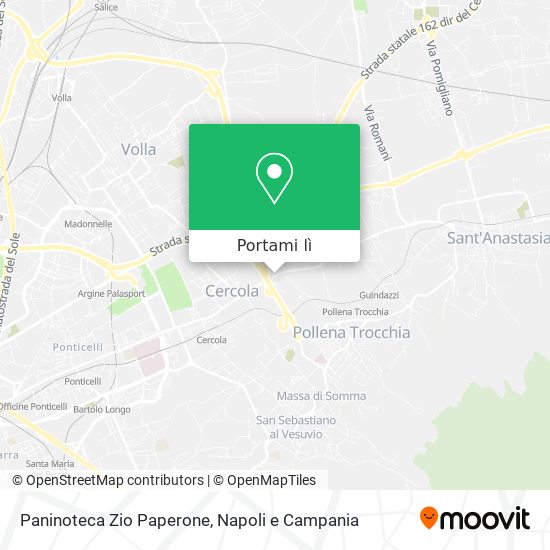 Mappa Paninoteca Zio Paperone