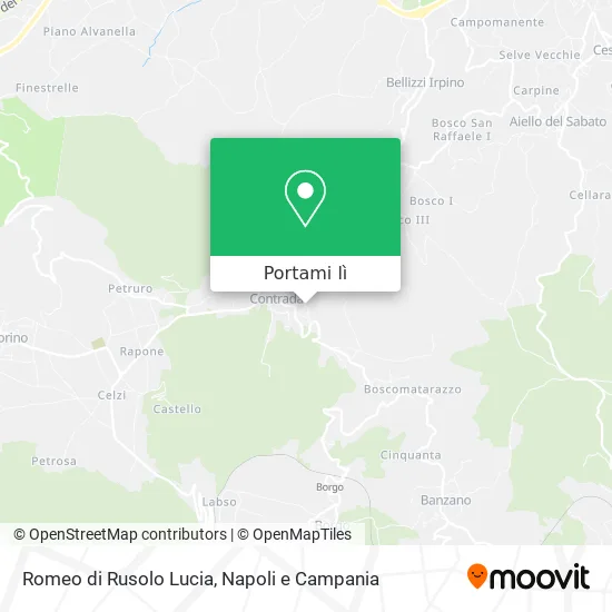 Mappa Romeo di Rusolo Lucia