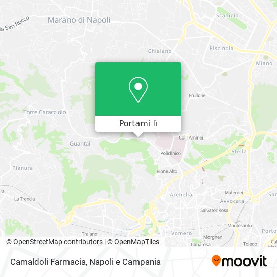 Mappa Camaldoli Farmacia