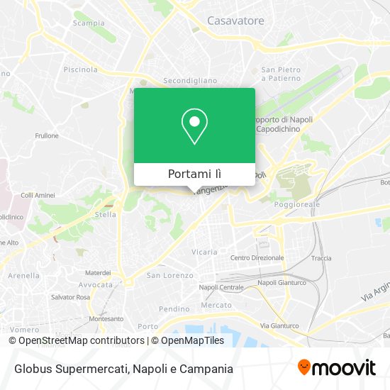 Mappa Globus Supermercati