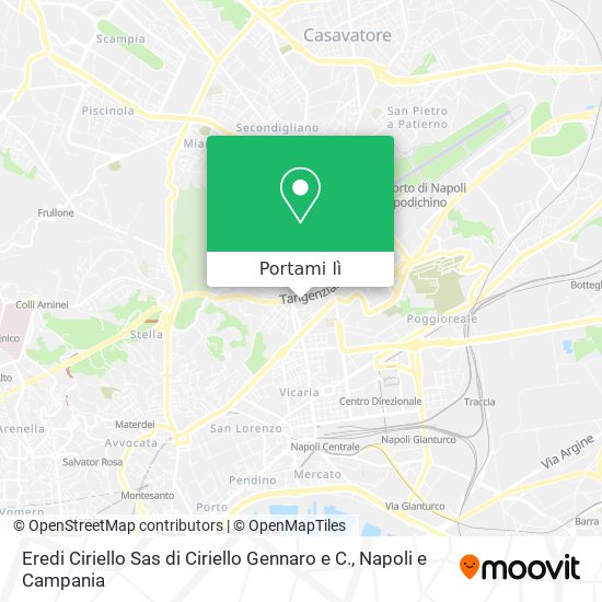 Mappa Eredi Ciriello Sas di Ciriello Gennaro e C.