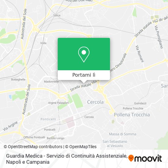 Mappa Guardia Medica - Servizio di Continuità Assistenziale