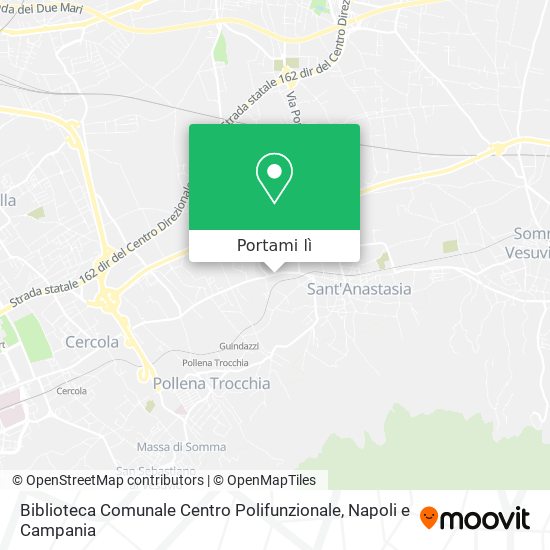 Mappa Biblioteca Comunale Centro Polifunzionale