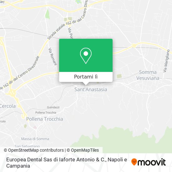 Mappa Europea Dental Sas di Iaforte Antonio & C.