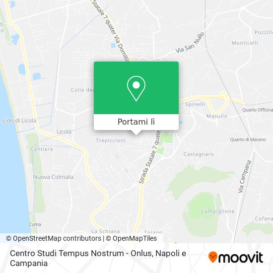 Mappa Centro Studi Tempus Nostrum - Onlus