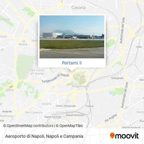 Mappa Aeroporto di Napoli