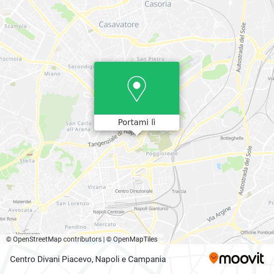 Mappa Centro Divani Piacevo