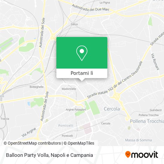 Mappa Balloon Party Volla