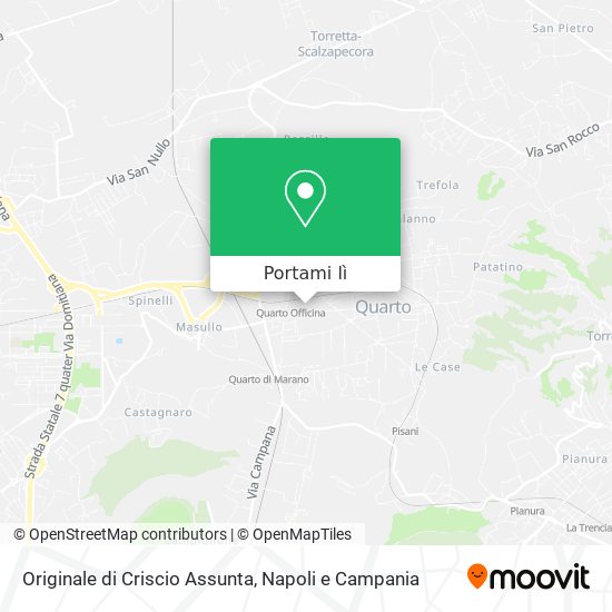 Mappa Originale di Criscio Assunta