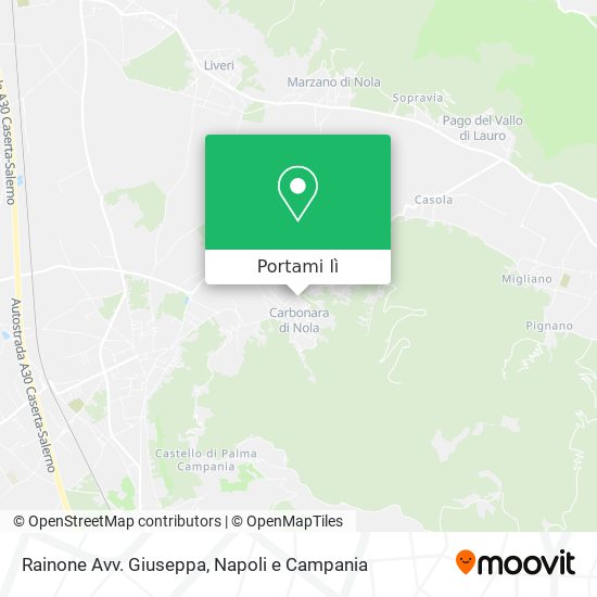 Mappa Rainone Avv. Giuseppa