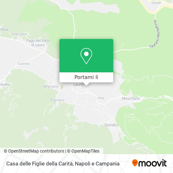 Mappa Casa delle Figlie della Carità