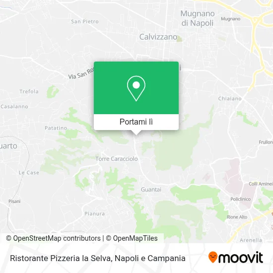 Mappa Ristorante Pizzeria la Selva