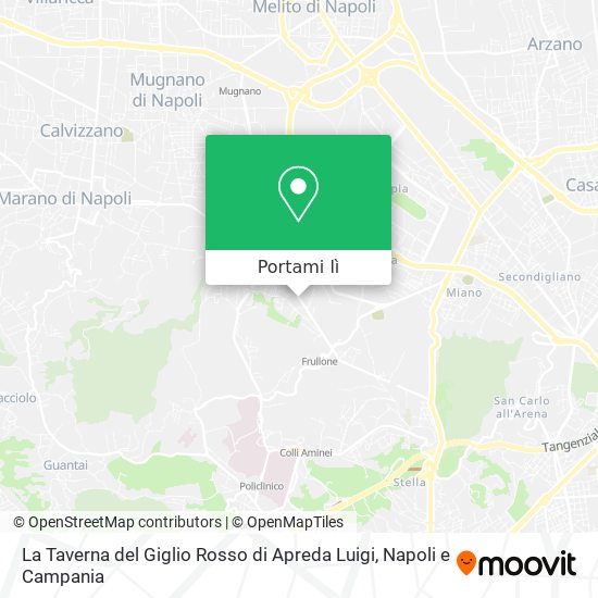 Mappa La Taverna del Giglio Rosso di Apreda Luigi
