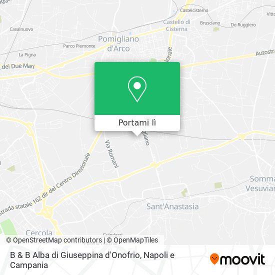 Mappa B & B Alba di Giuseppina d'Onofrio