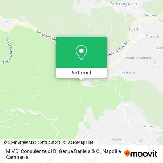 Mappa M.V.D. Consulenze di Di Genua Daniela & C.