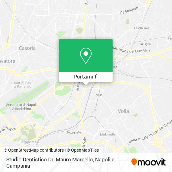 Mappa Studio Dentistico Dr. Mauro Marcello