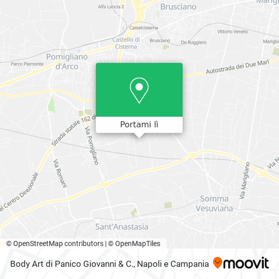 Mappa Body Art di Panico Giovanni & C.