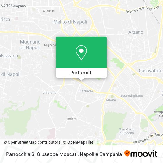 Mappa Parrocchia S. Giuseppe Moscati