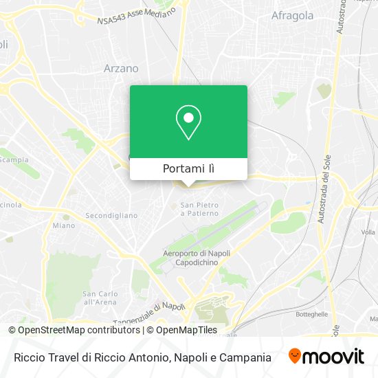 Mappa Riccio Travel di Riccio Antonio