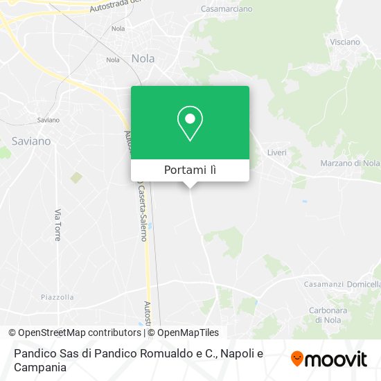 Mappa Pandico Sas di Pandico Romualdo e C.