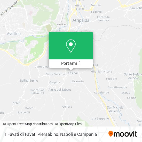 Mappa I Favati di Favati Piersabino