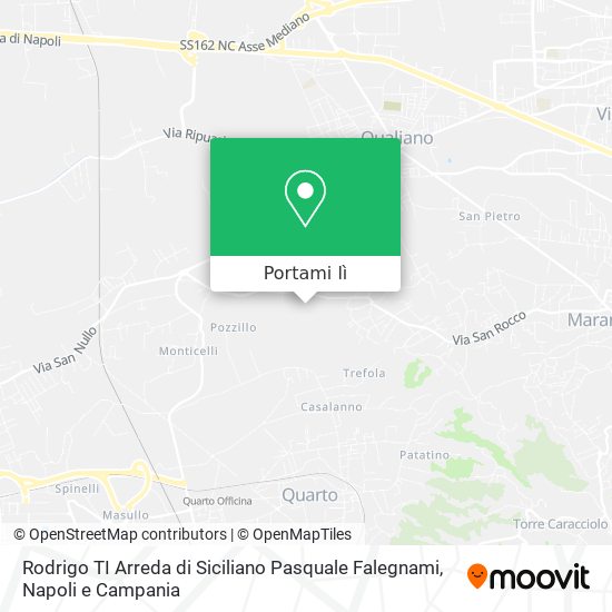 Mappa Rodrigo TI Arreda di Siciliano Pasquale Falegnami