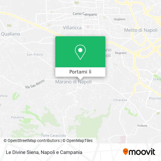 Mappa Le Divine Siena