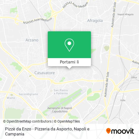 Mappa Pizzè da Enzo - Pizzeria da Asporto