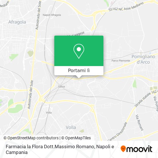 Mappa Farmacia la Flora Dott.Massimo Romano
