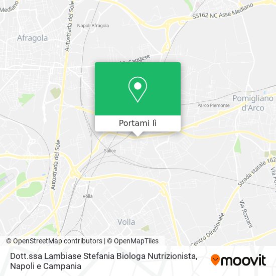 Mappa Dott.ssa Lambiase Stefania Biologa Nutrizionista