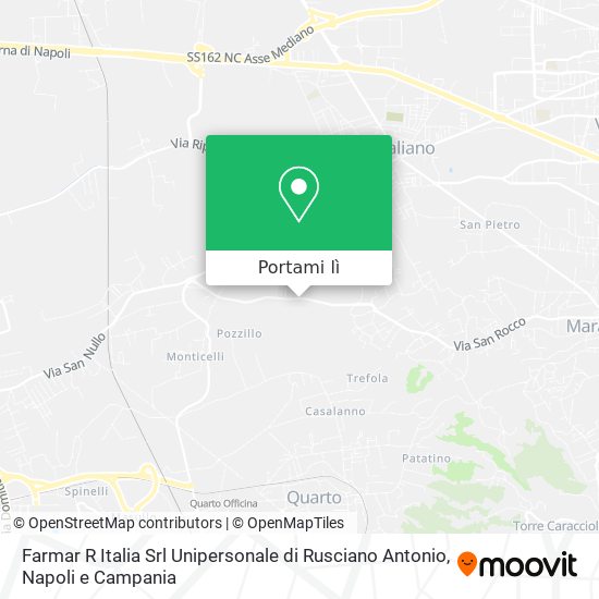 Mappa Farmar R Italia Srl Unipersonale di Rusciano Antonio