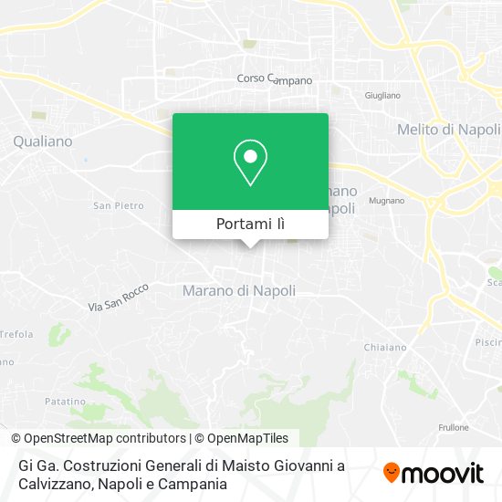 Mappa Gi Ga. Costruzioni Generali di Maisto Giovanni a Calvizzano
