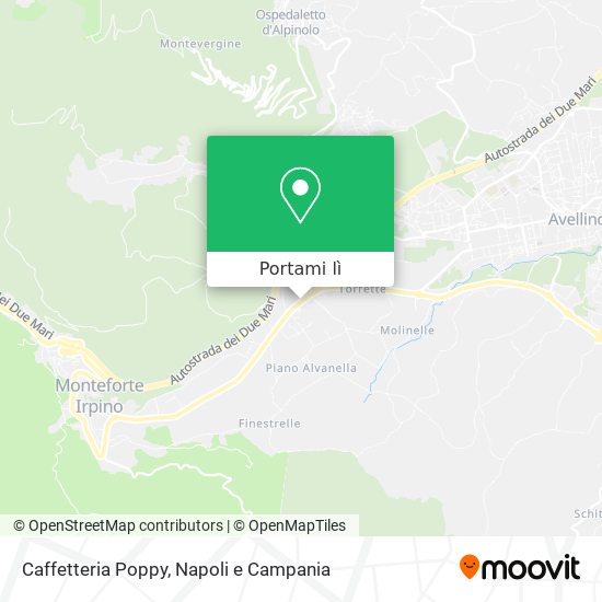 Mappa Caffetteria Poppy