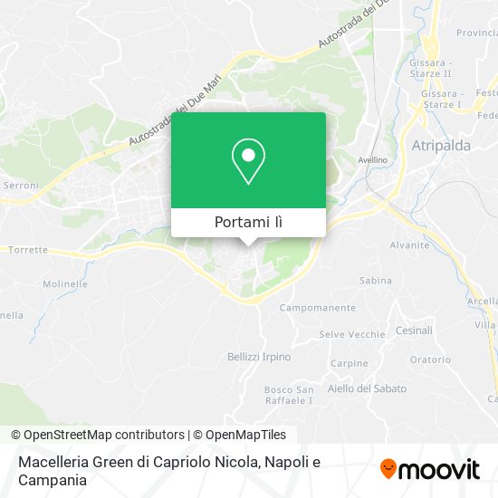 Mappa Macelleria Green di Capriolo Nicola