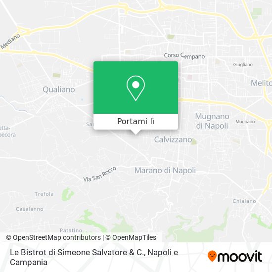 Mappa Le Bistrot di Simeone Salvatore & C.