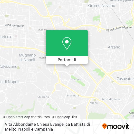 Mappa Vita Abbondante Chiesa Evangelica Battista di Melito