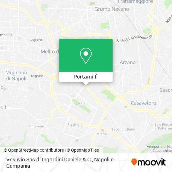 Mappa Vesuvio Sas di Ingordini Daniele & C.
